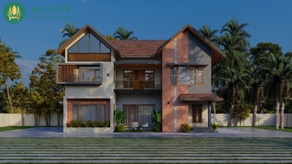 Luxury modern construction project